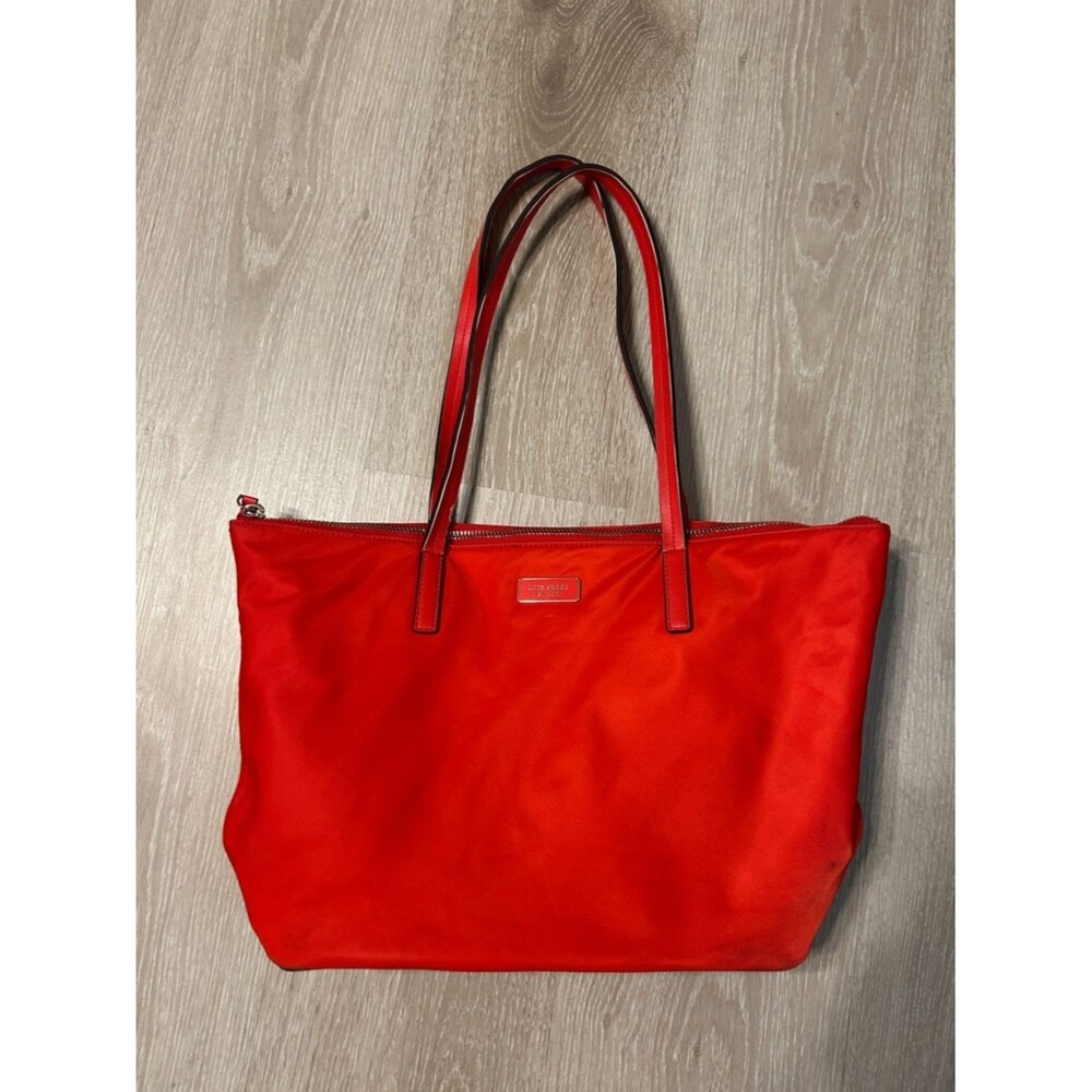 Kate Spade Red Hayden Top Zip Tote Bag